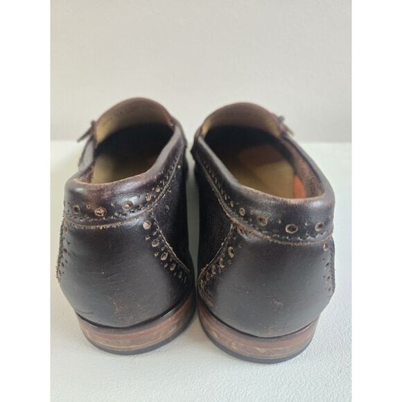 COLE HAAN GRAND OS PINCH HAND SEWN BROWN BUCKLE‎ PENNY LOAFER SHOES MENS 10 - Picture 5 of 11